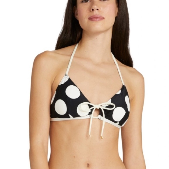 New! SET Kate Spade Kate Spade Drawstring Front Bikini Large Dots 4979 - Picture 2 of 12